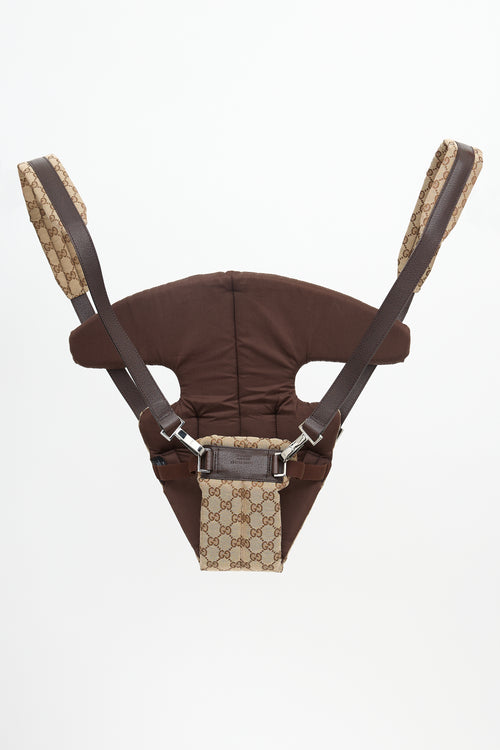 Gucci FW 2000 GG Jacquard Baby Carrier