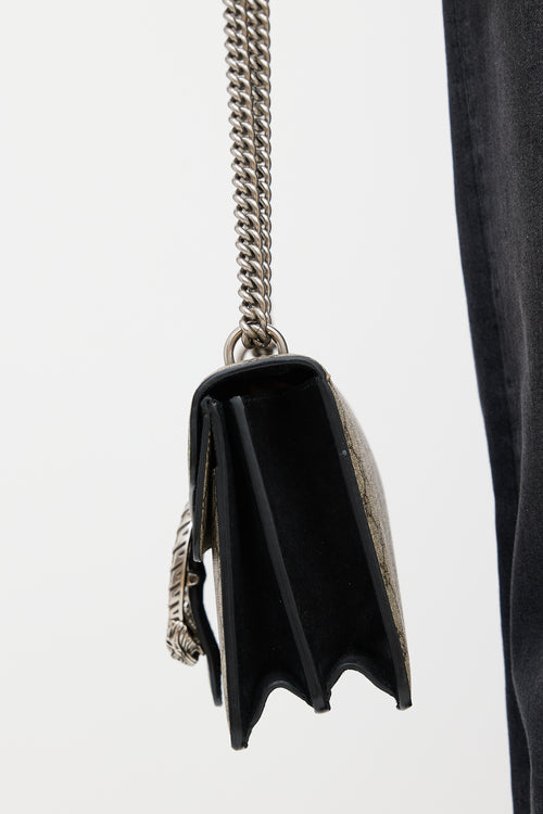 Gucci Leather Dionysus GG Supreme Monogram Bag