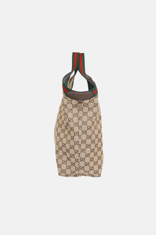 Gucci Large Monogram Giglio Tote Bag