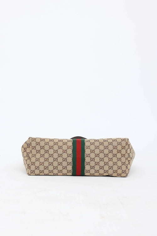 Gucci Large Monogram Giglio Tote Bag