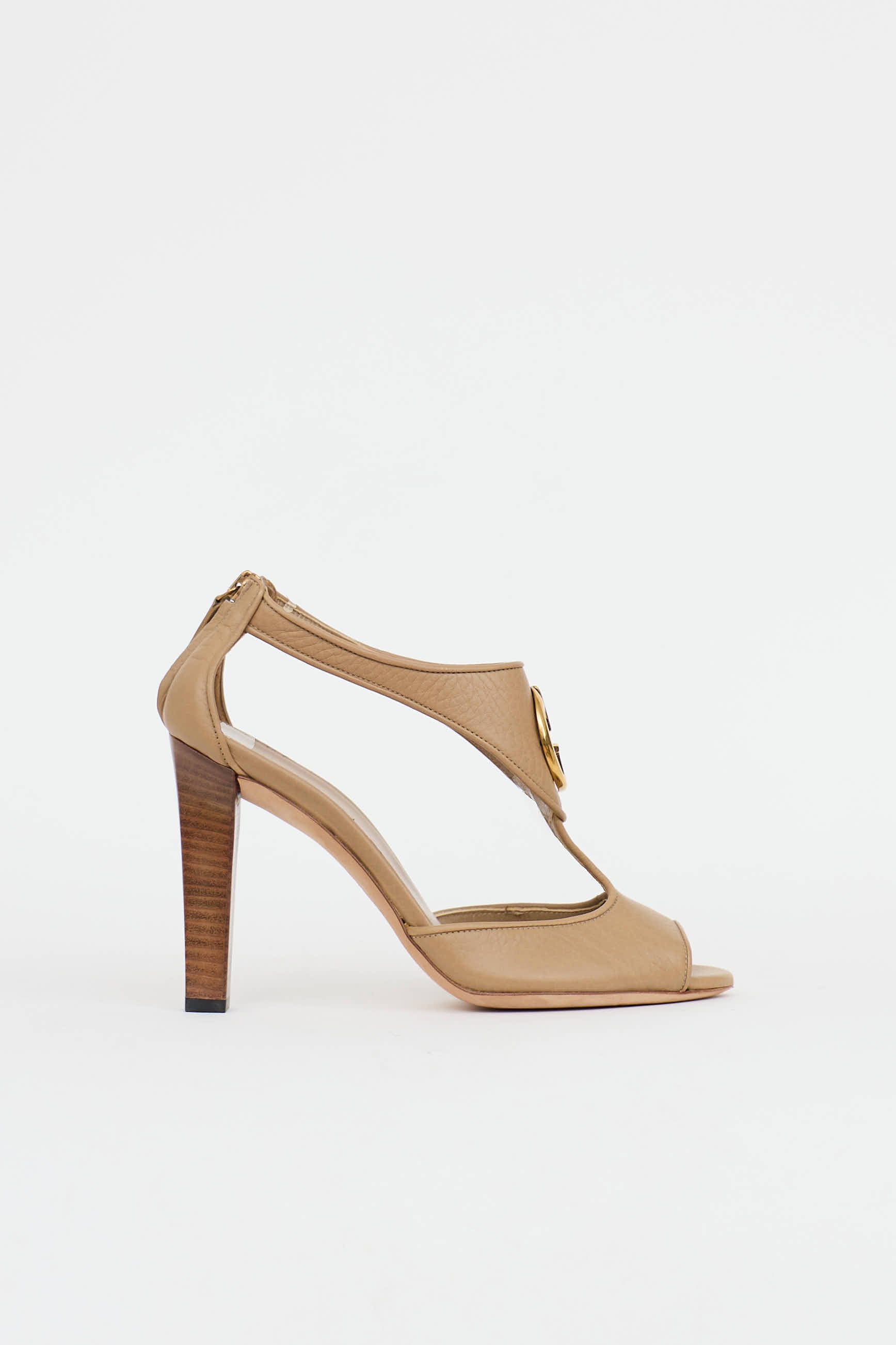 Gucci Leather 1973 GG Heels