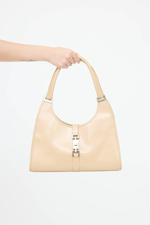 GucciPatent Jackie Bardot Bag