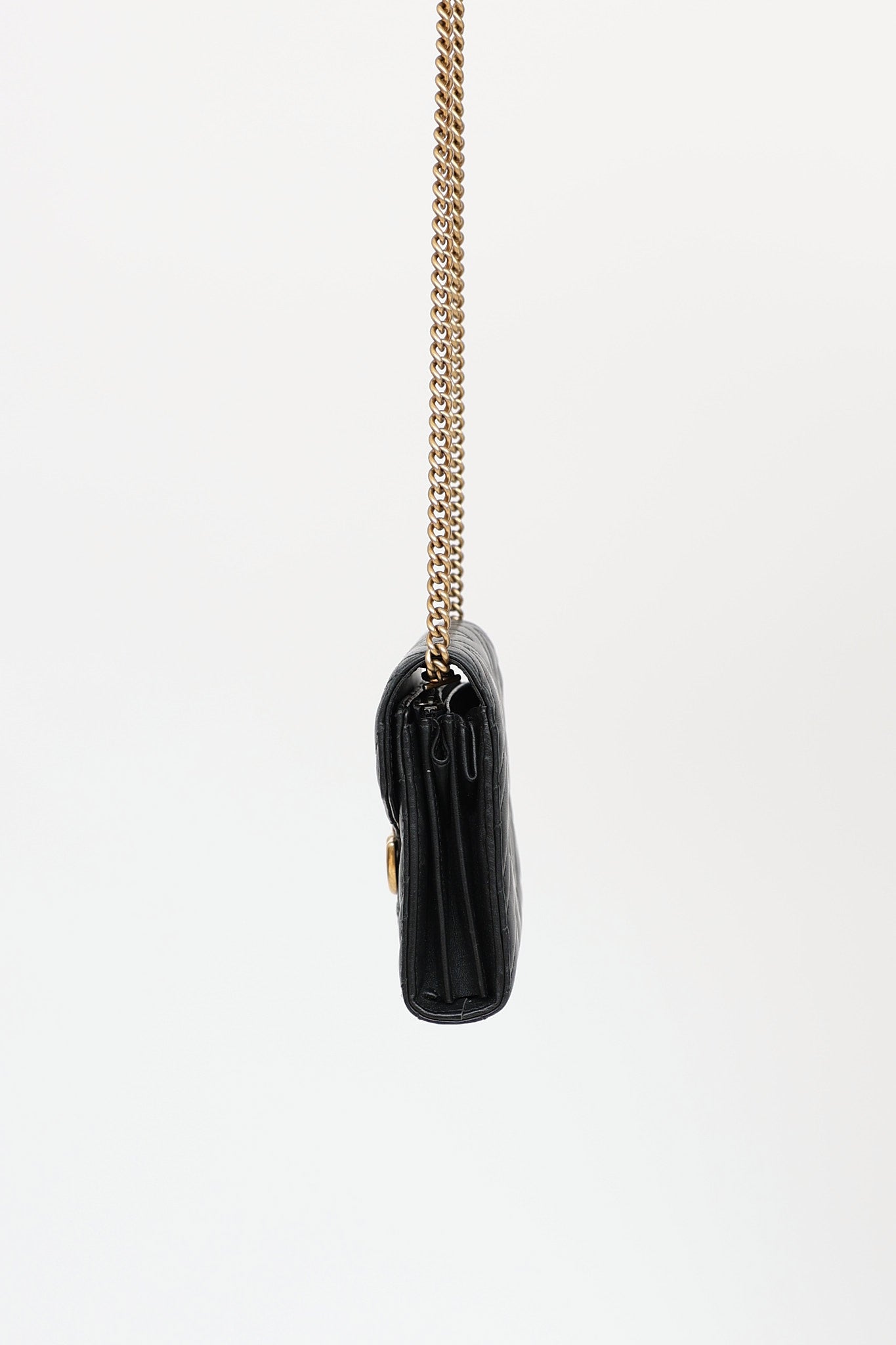 Gucci Marmont Matelassé Wallet On Chain Bag