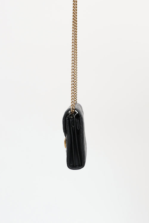 Gucci Marmont Matelassé Wallet On Chain Bag