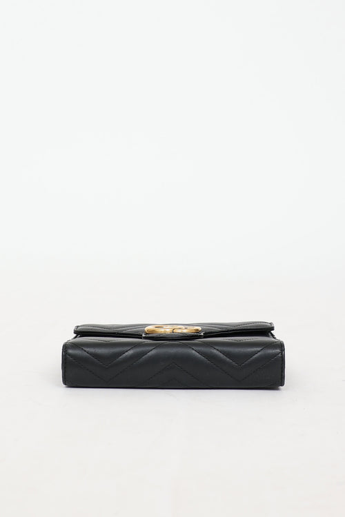 Gucci Marmont Matelassé Wallet On Chain Bag