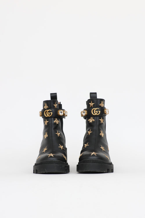 Gucci Bee Star Ankle Boot