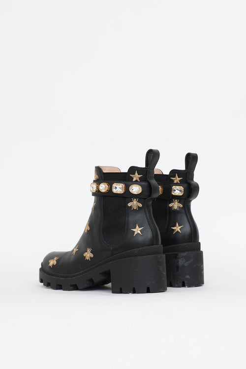 Gucci Bee Star Ankle Boot