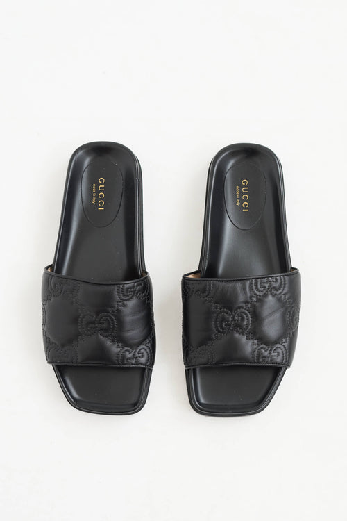Gucci Quilted Jumbo GG Slide
