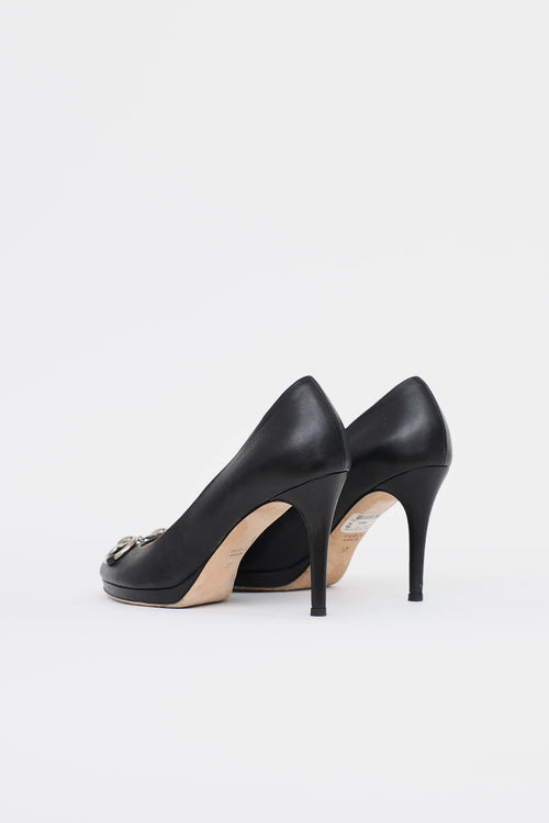 Gucci Hollywood Peep Toe Pump