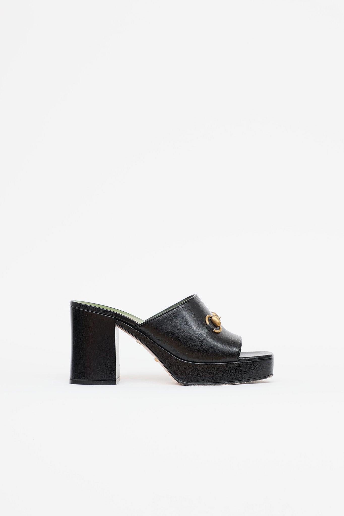 Gucci Horsebit Platform Mule