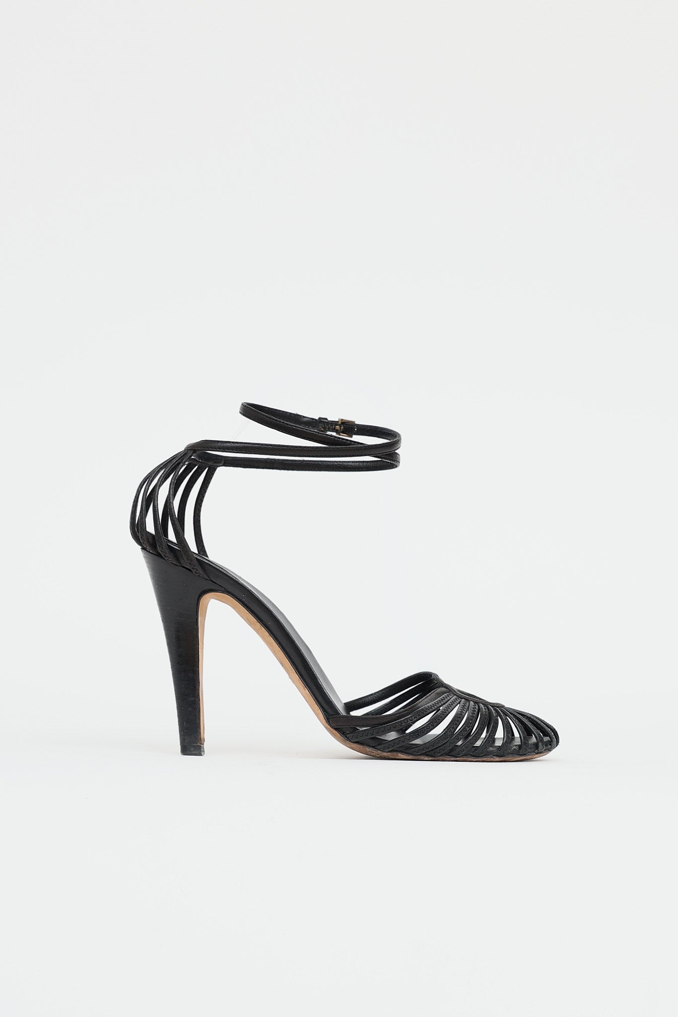 GucciKey Hole Strappy Pump