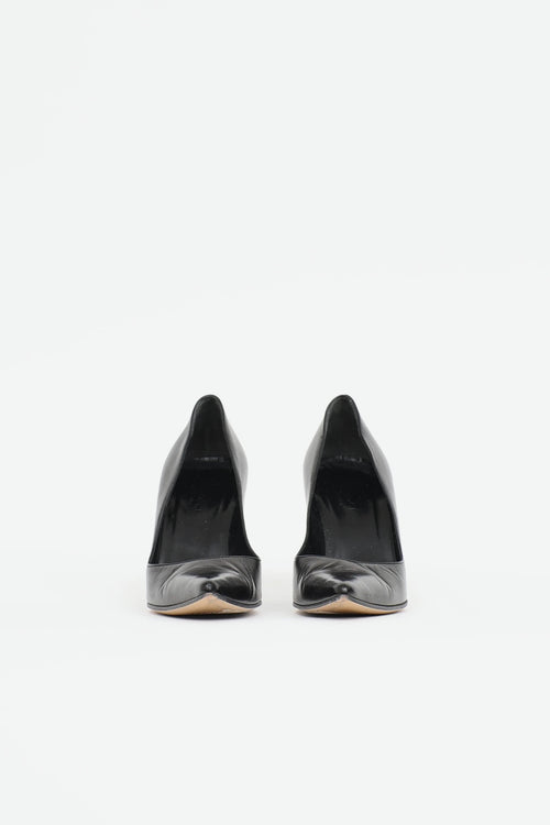 Gucci Malibu Bamboo Heel Pump