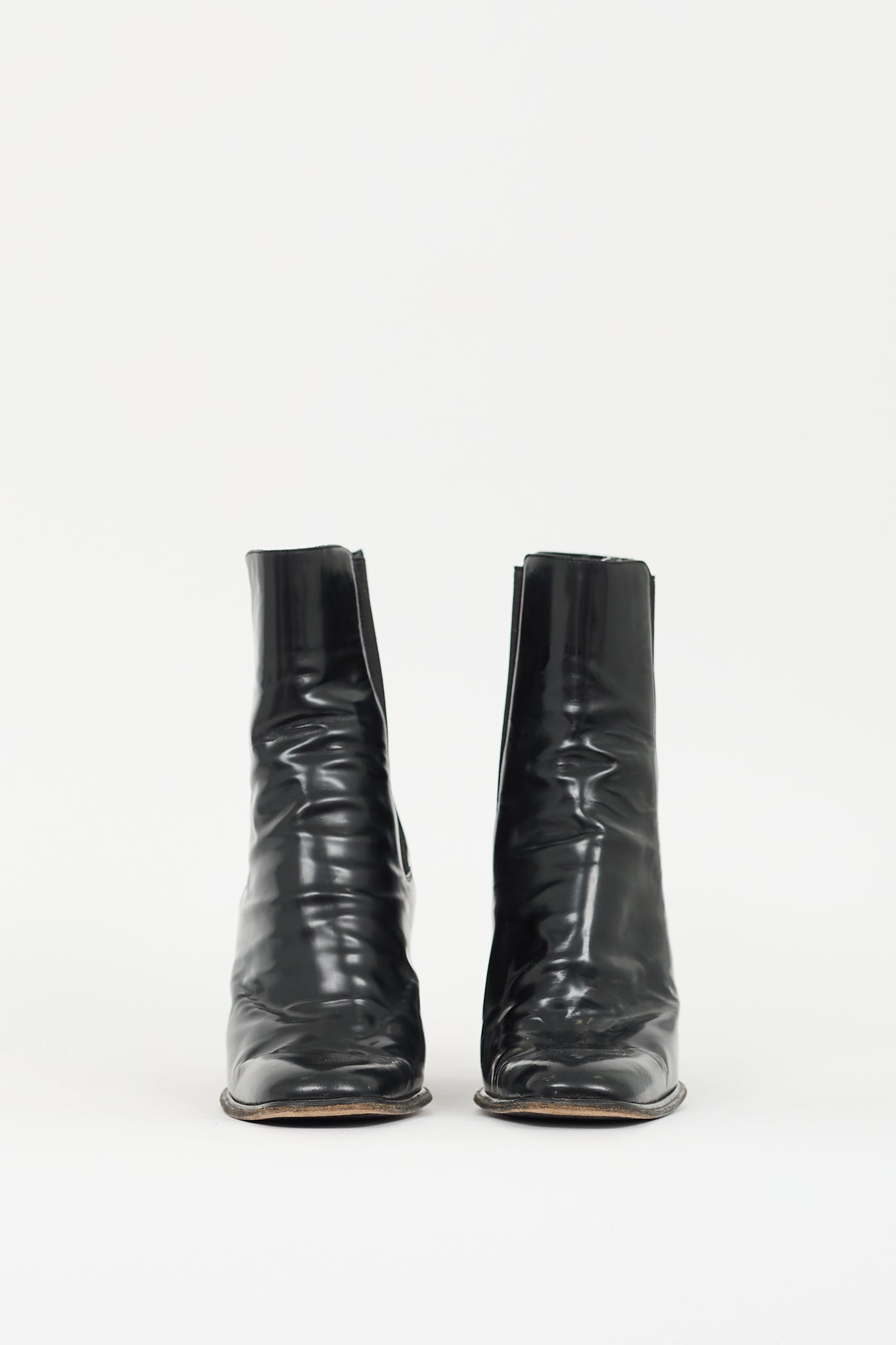 Gucci Black Leather Chelsea Ankle Boot