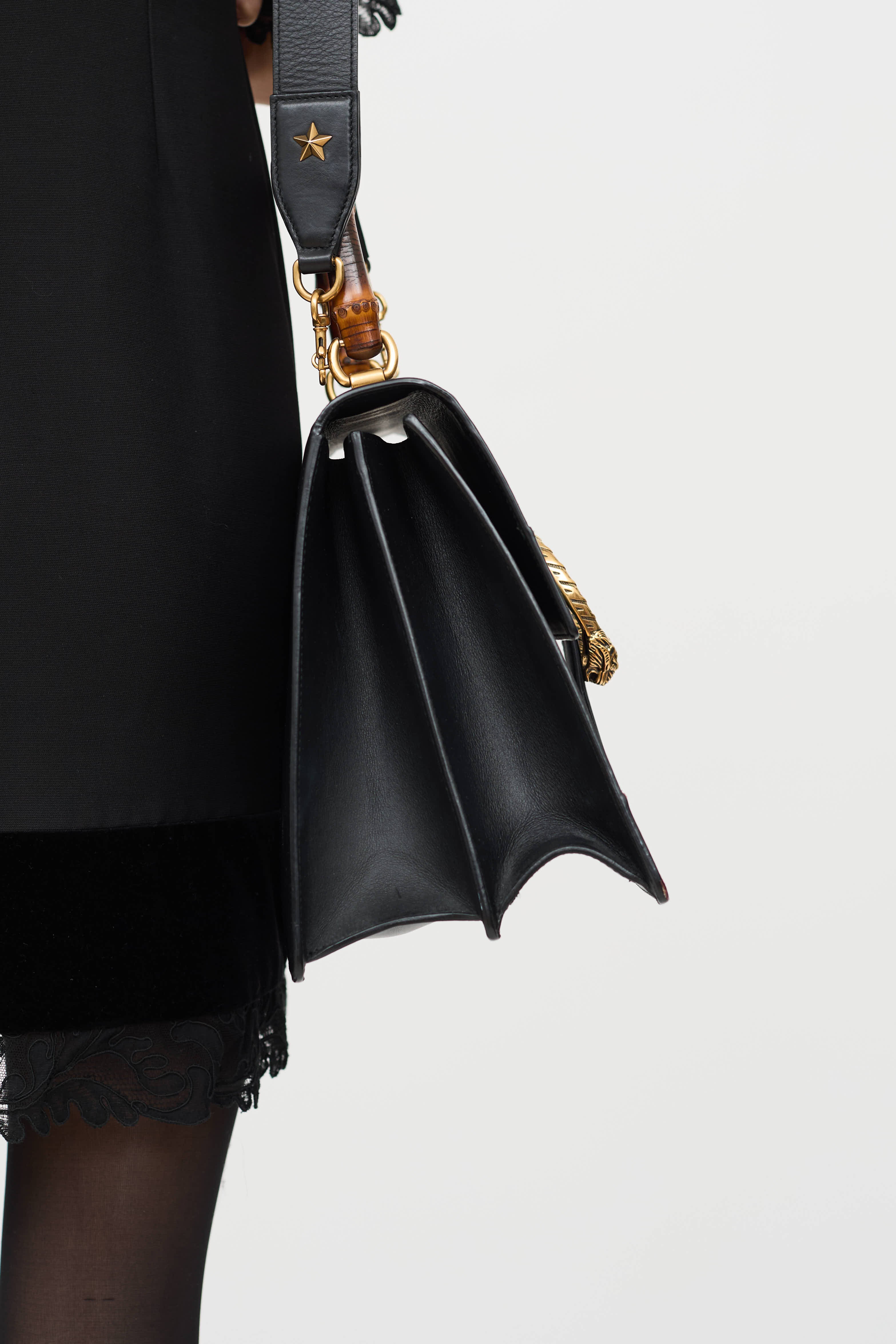 Gucci Leather Dionysus Web Bag