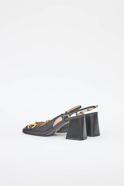 Gucci Hardware Slingback Heel