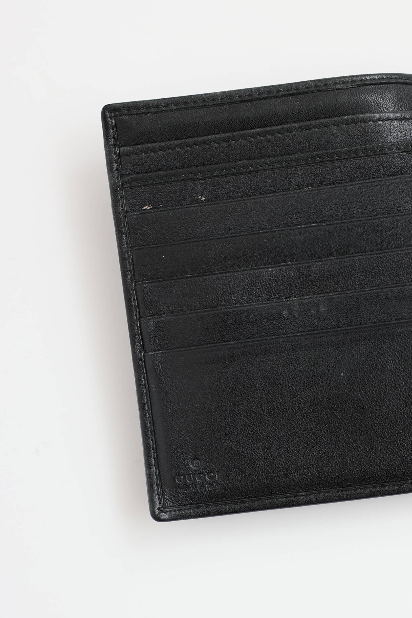 Gucci Tri-Fold Leather Wallet
