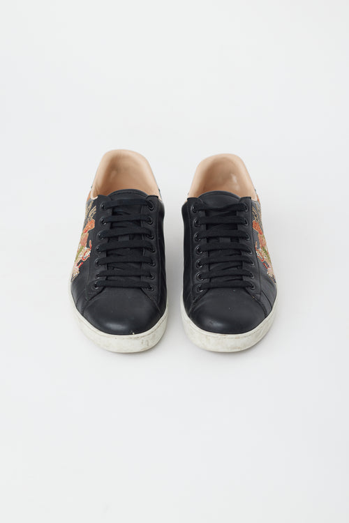 Gucci Black & Multi Ace Dragon Sneaker