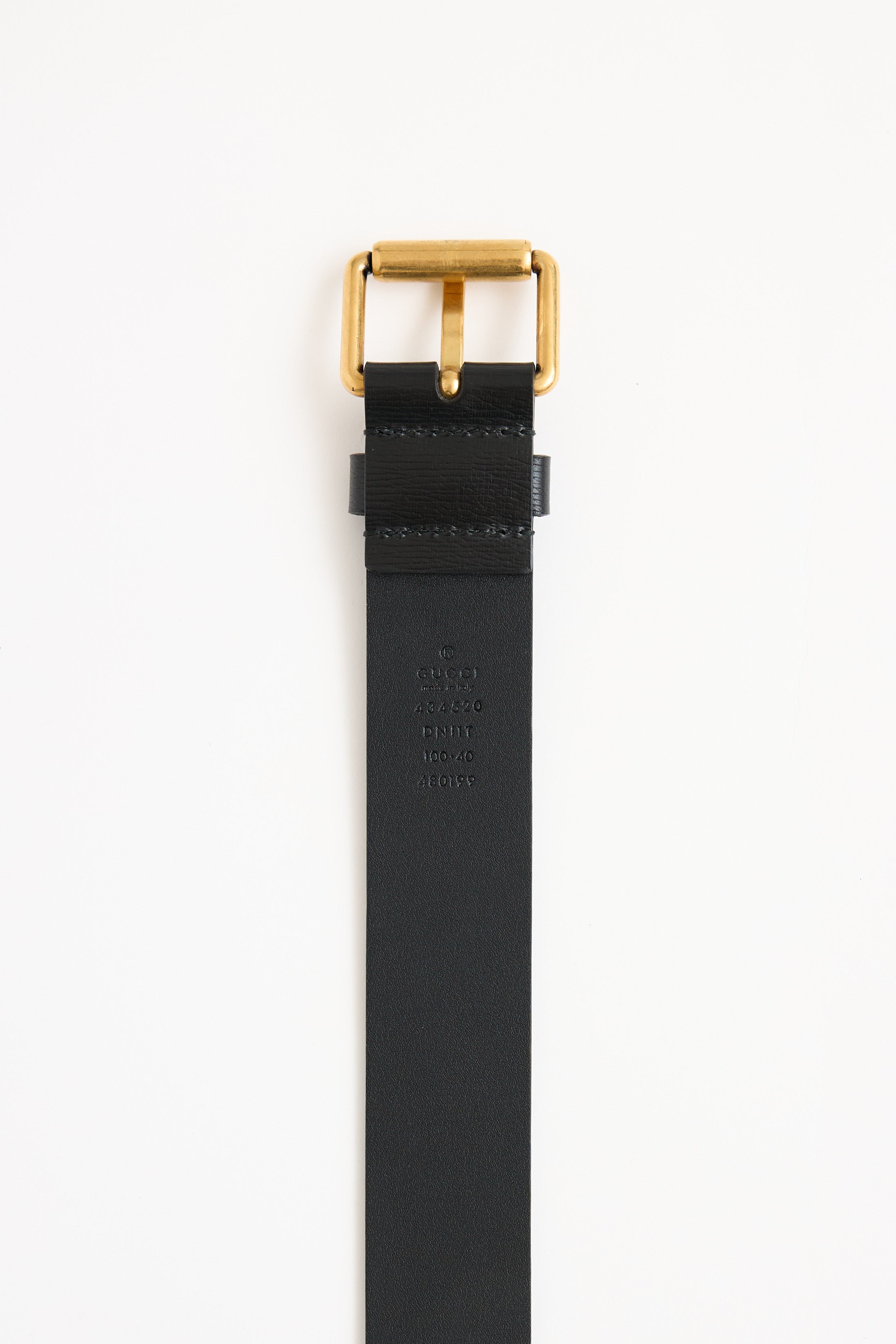 Gucci Leather Printed Belt