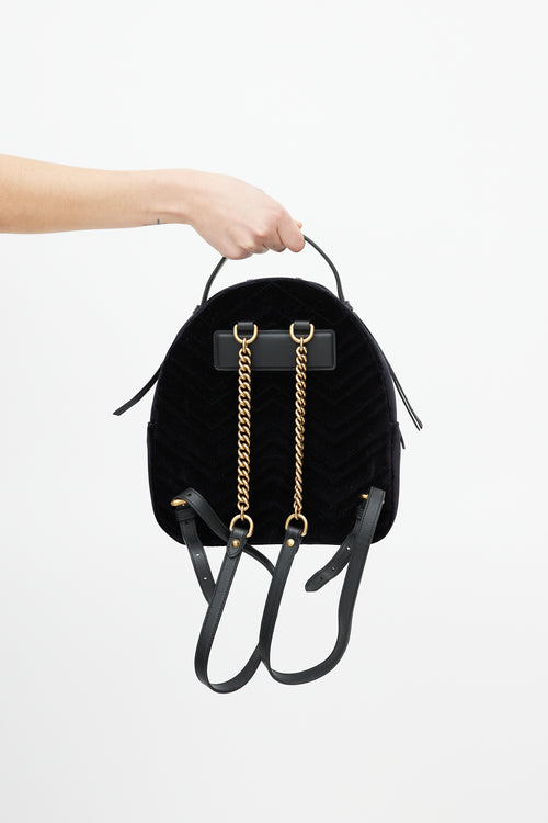 Gucci Black & Multi Star Gem GG Dome Backpack