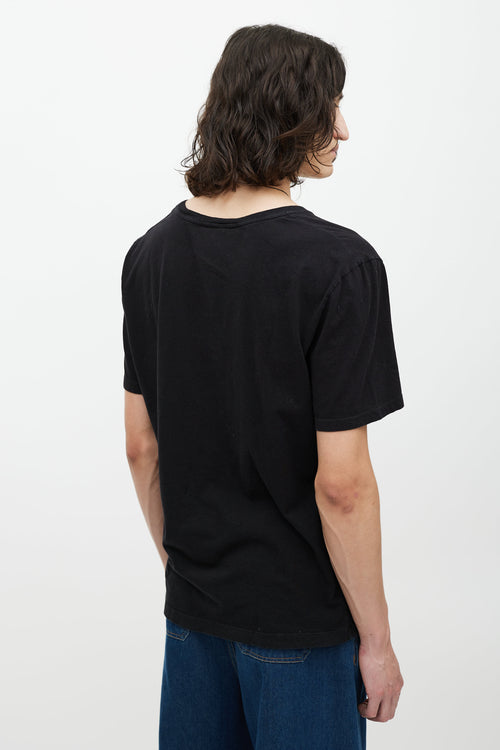 Gucci Black & Multicolour Logo T-Shirt