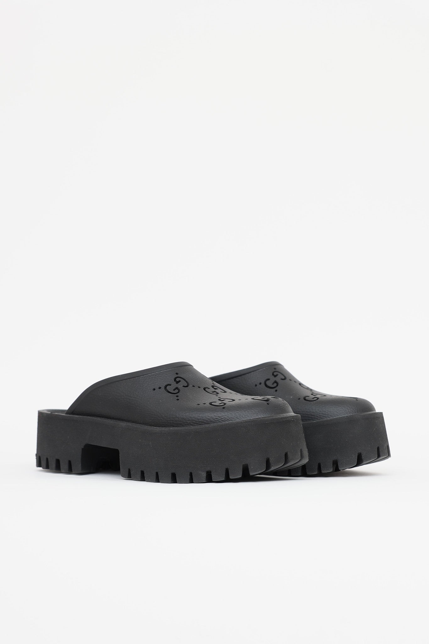 Gucci Perforated Rubber Mule