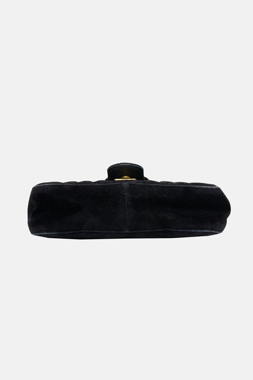 Gucci Velvet Small Marmont GG Bag