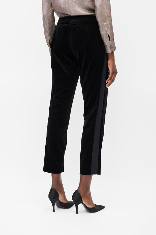 Gucci Black Velvet & Satin Suit