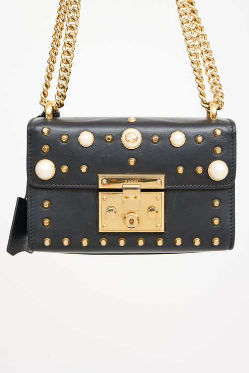 GucciSmall Studded Padlock Bag