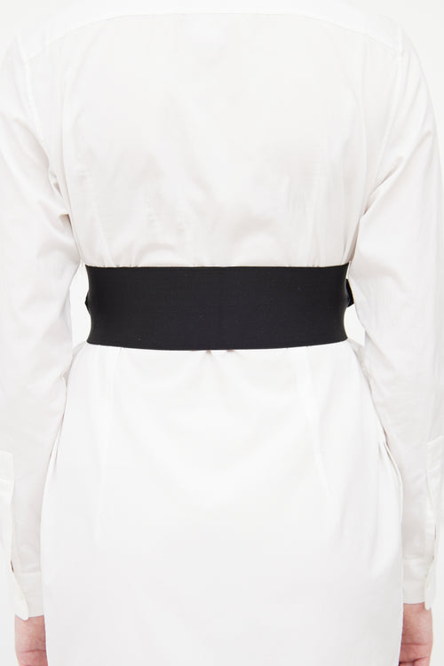 Gucci Black & Brown Waist Belt