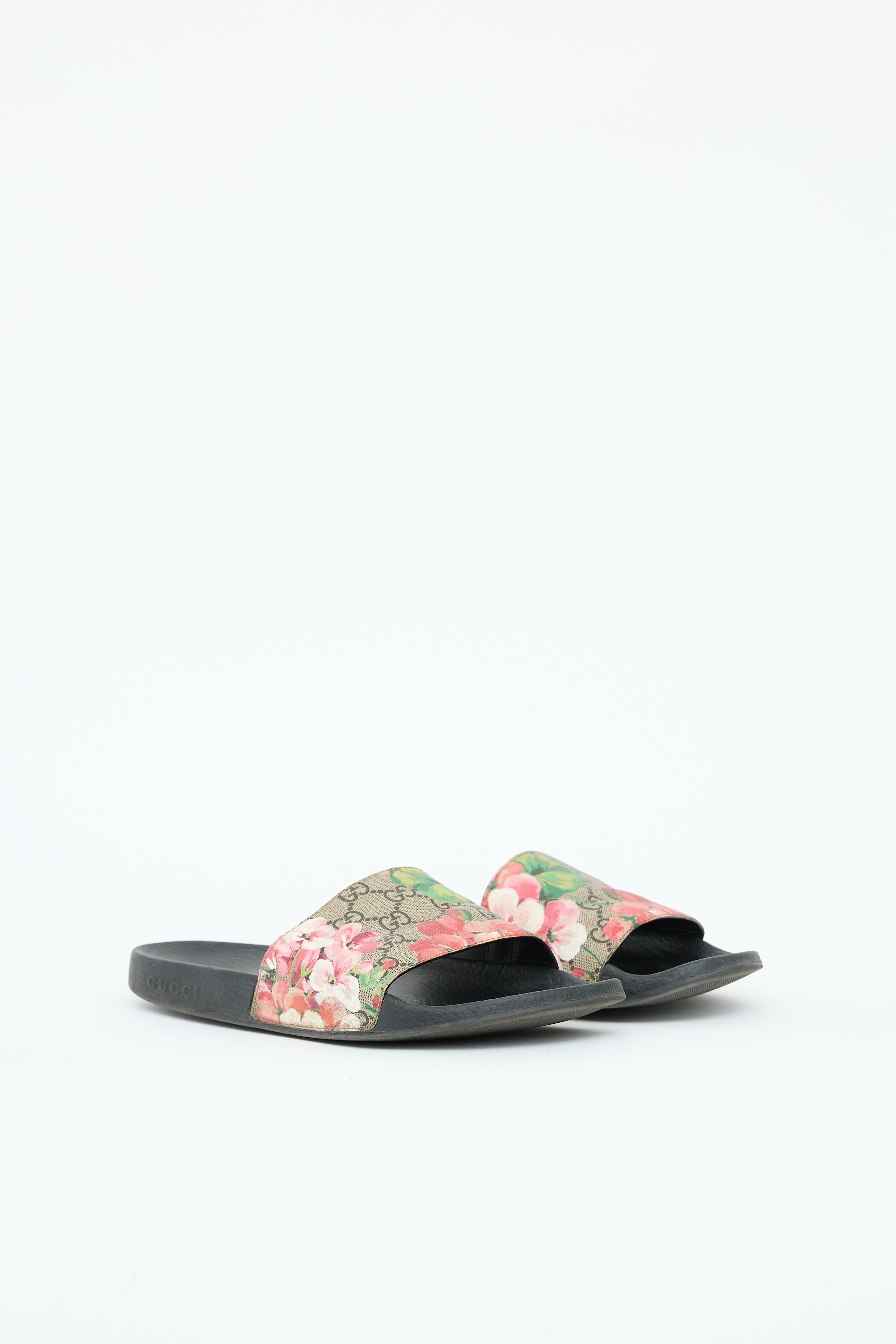 Gucci GG Supreme Blooms Slide