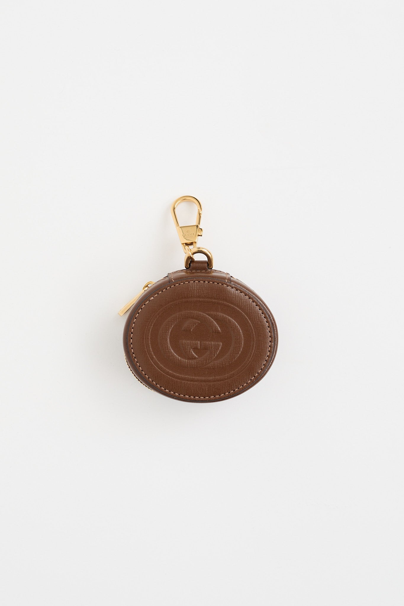 Gucci Leather Logo Airpod Case