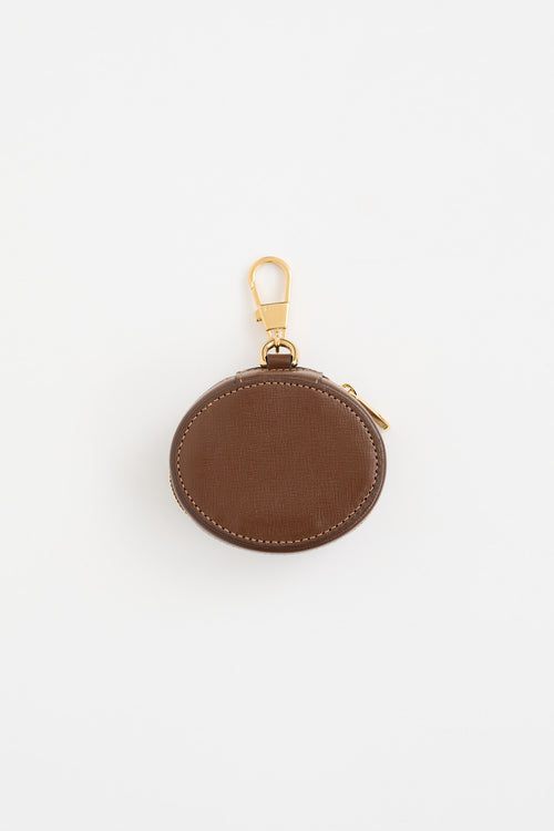 Gucci Leather Logo Airpod Case