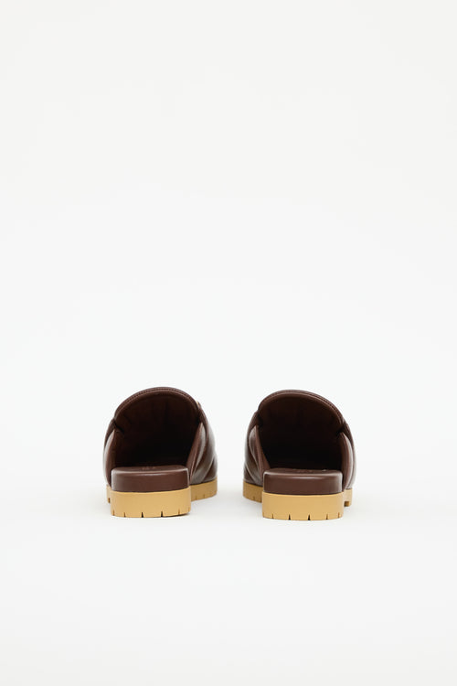 Gucci Leather Horsebit Mule