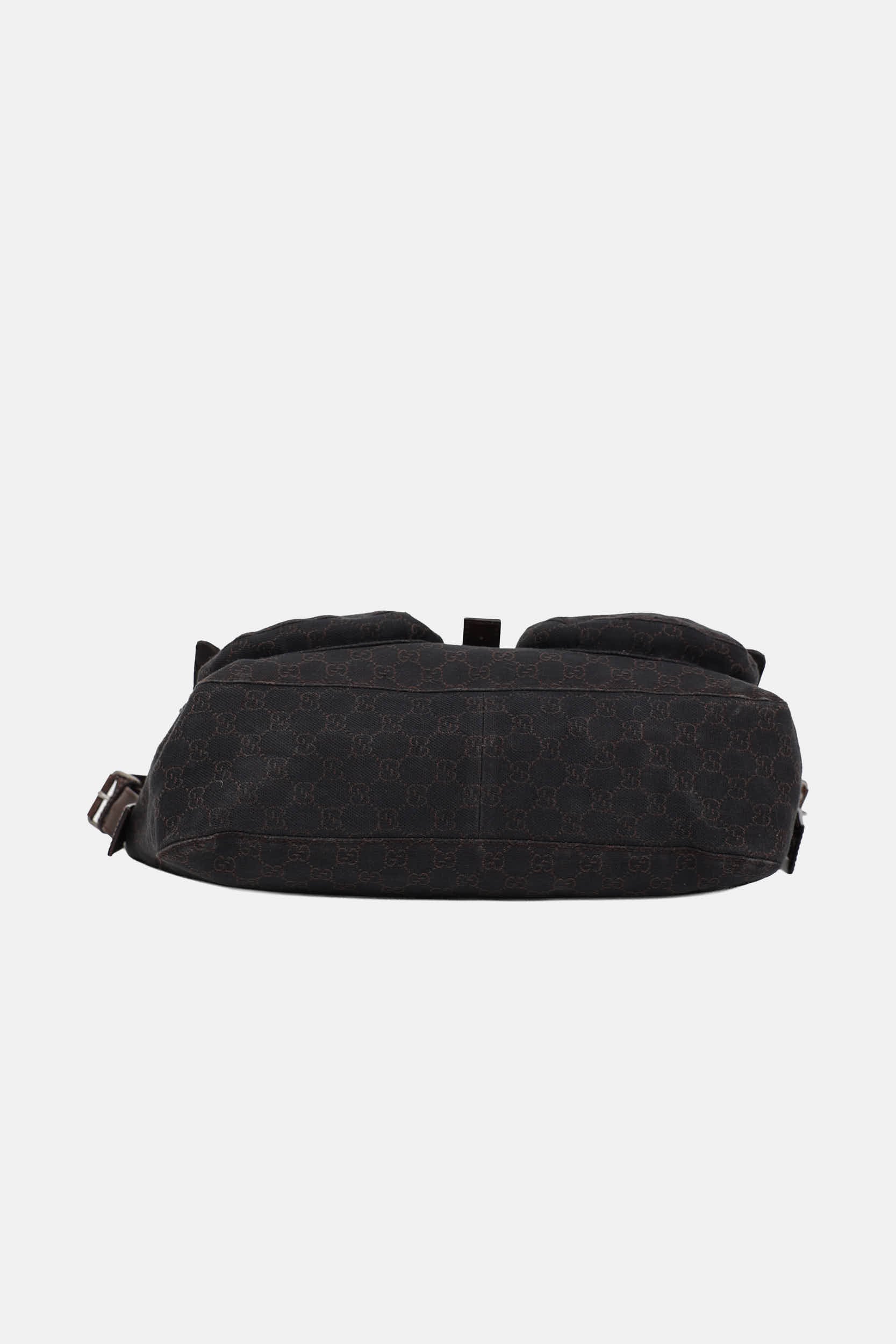 C. 2000s Denim Monogram Messenger Bag