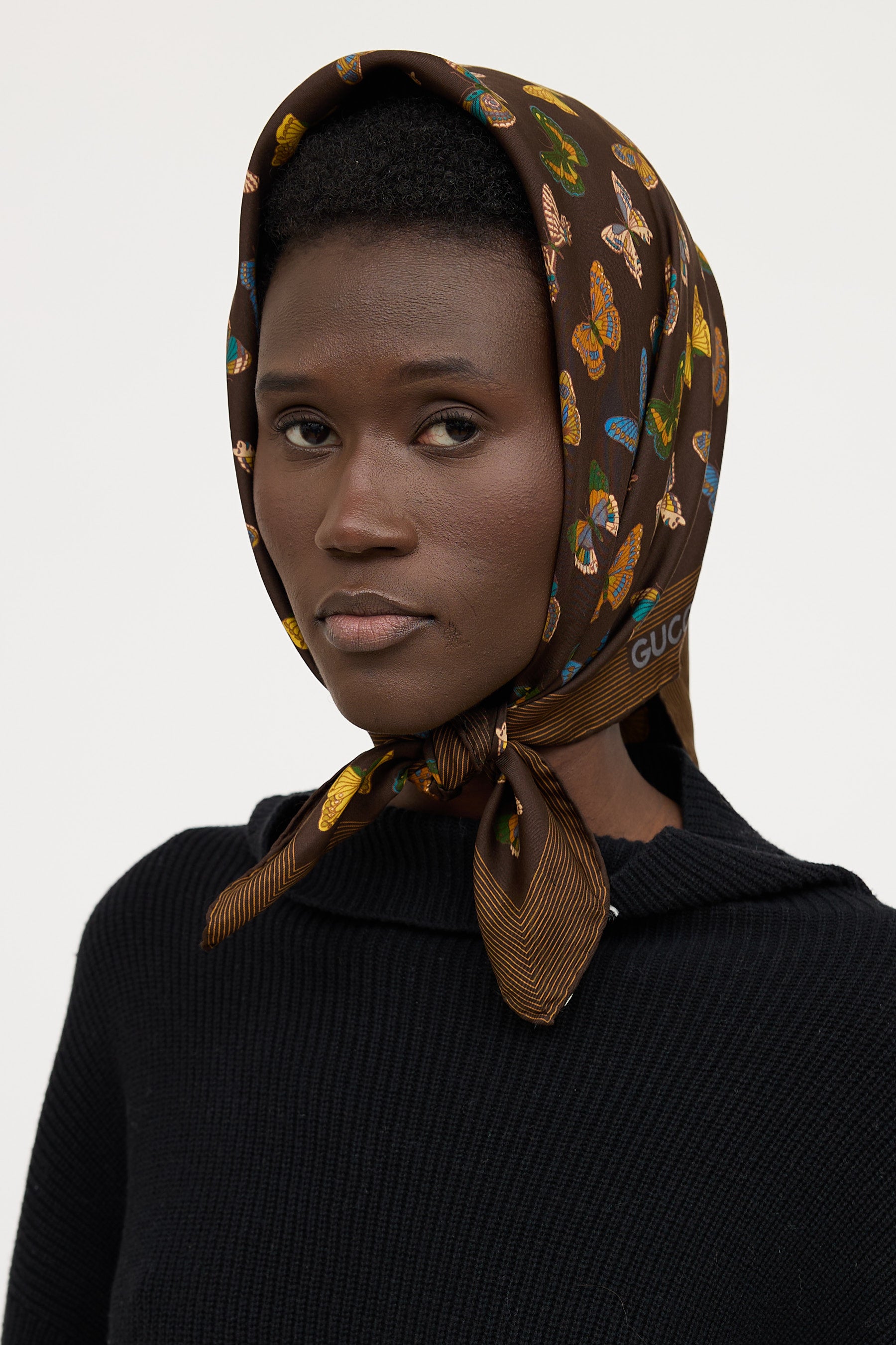 Gucci Silk Printed Scarf