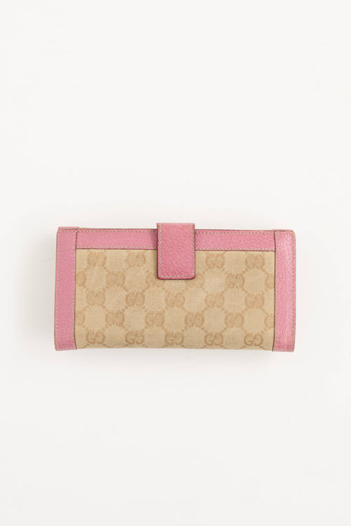 Gucci Monogram Long Wallet