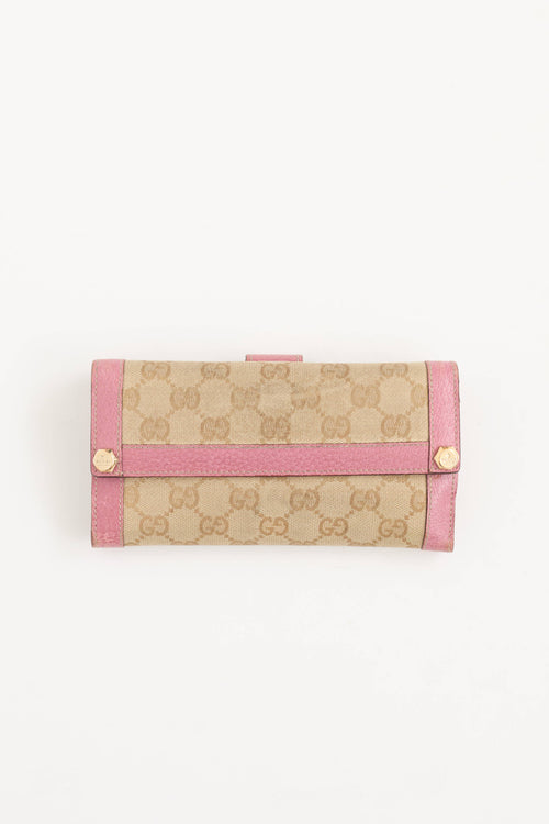 Gucci Monogram Long Wallet