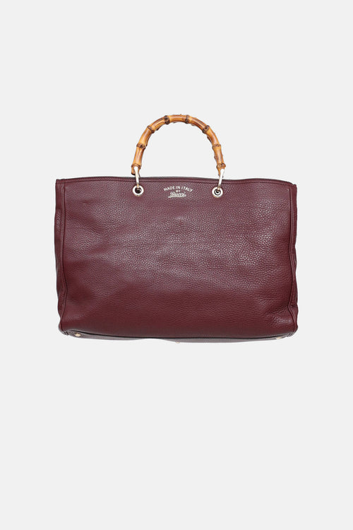 Gucci 2015 Large Bamboo Shopper Bag