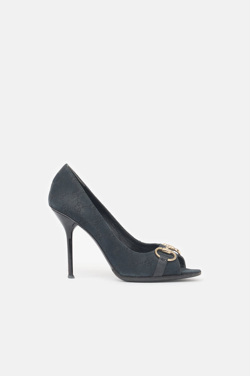 Gucci Canvas GG Monogram Heel