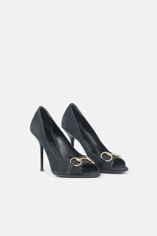 Gucci Canvas GG Monogram Heel