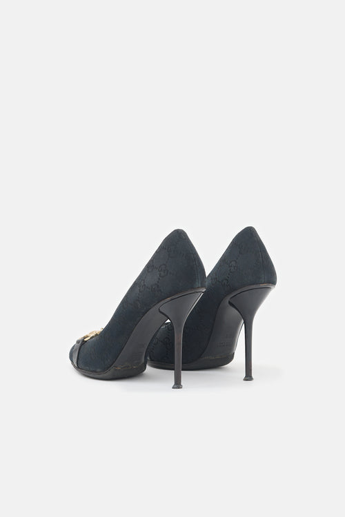 Gucci Canvas GG Monogram Heel