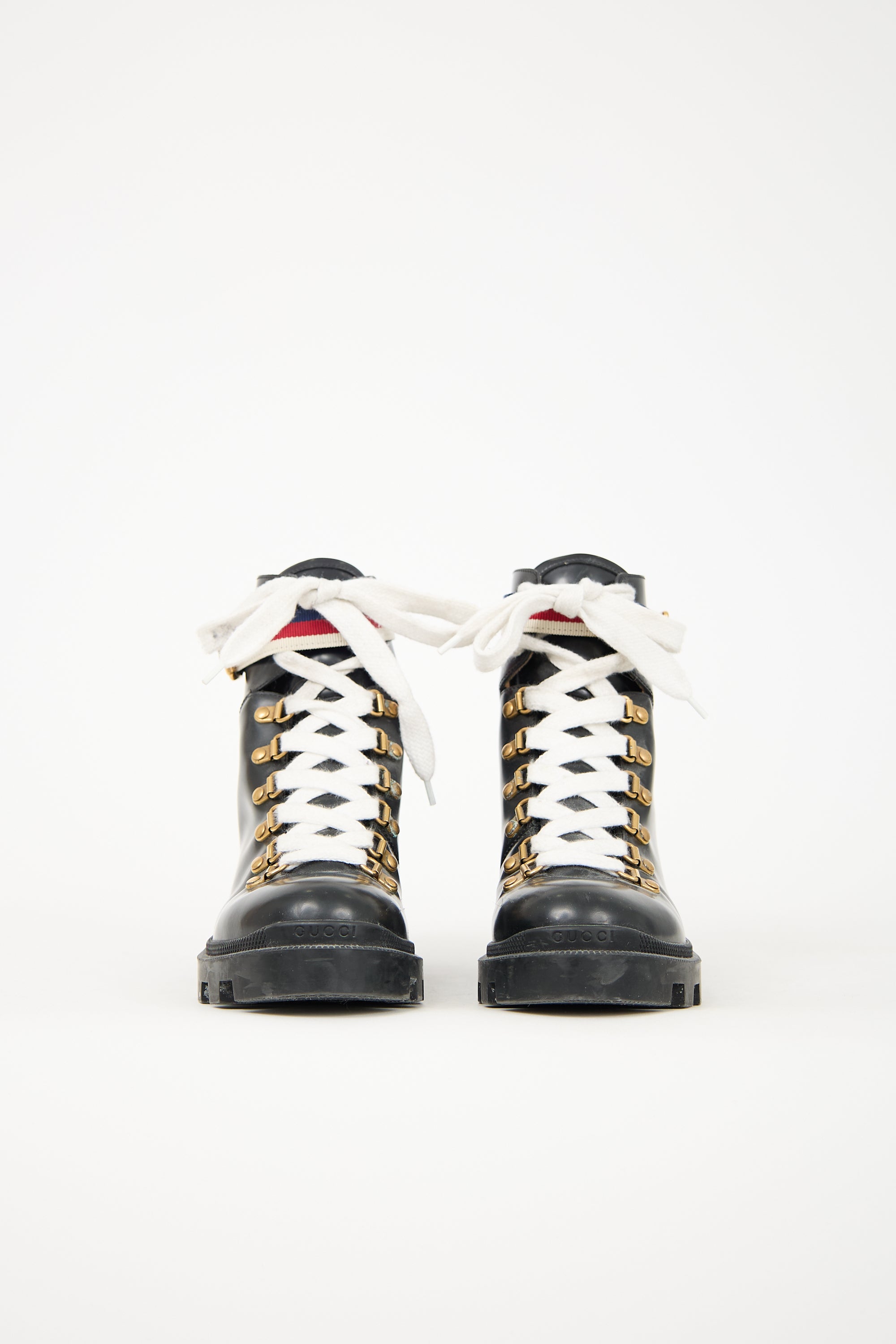 Gucci Leather Sylvie Boot