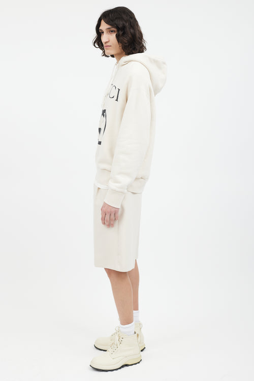 Gucci Cream & Black GG Hoodie