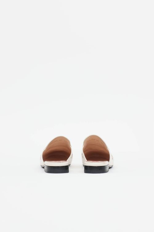 Gucci Embroidered Princetown Mule