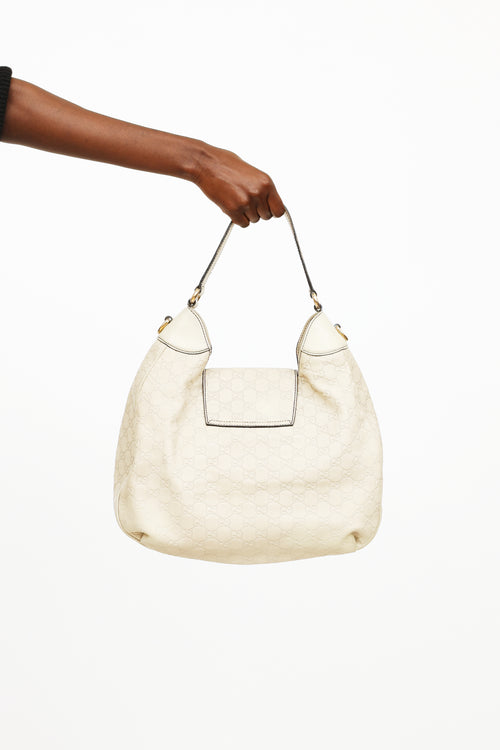 Gucci Grey Medium Emily Guccissima Print Bag