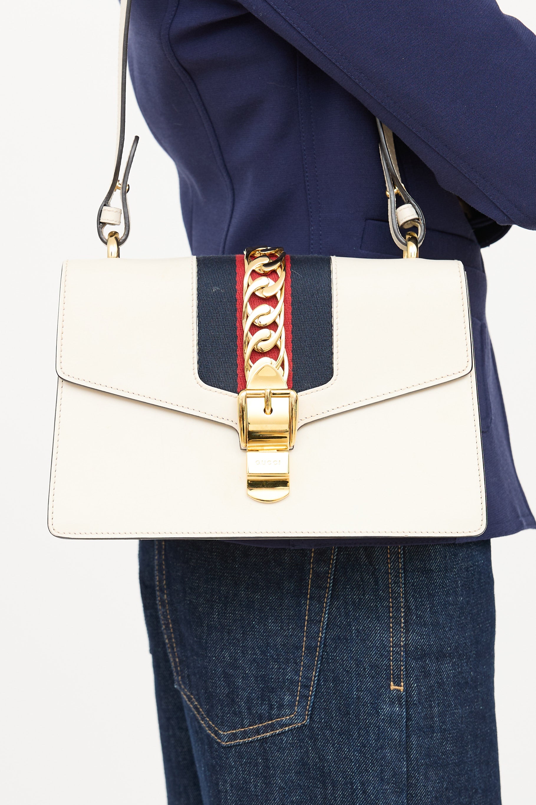 Gucci Web Sylvie Chain Bag
