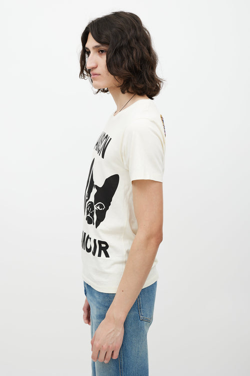 Gucci Cream & Multicolour Maison De L'Amour T-Shirt