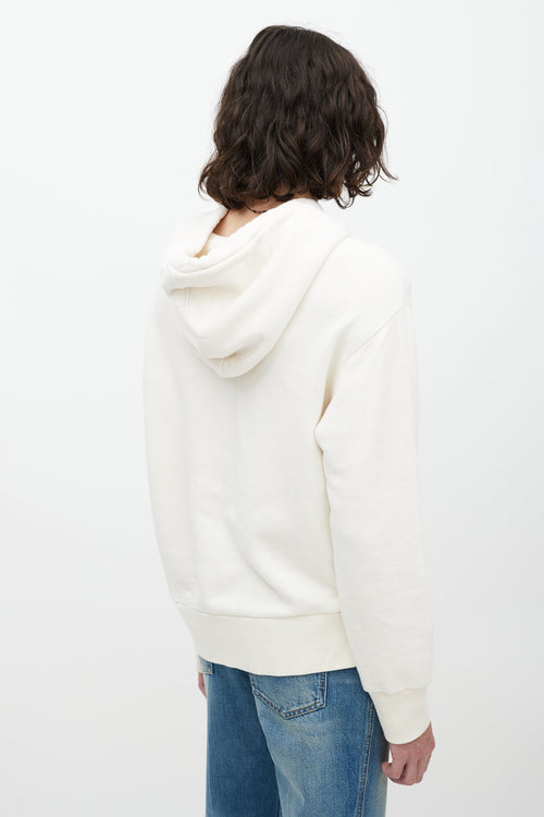 Gucci Cream & Red Logo Hoodie