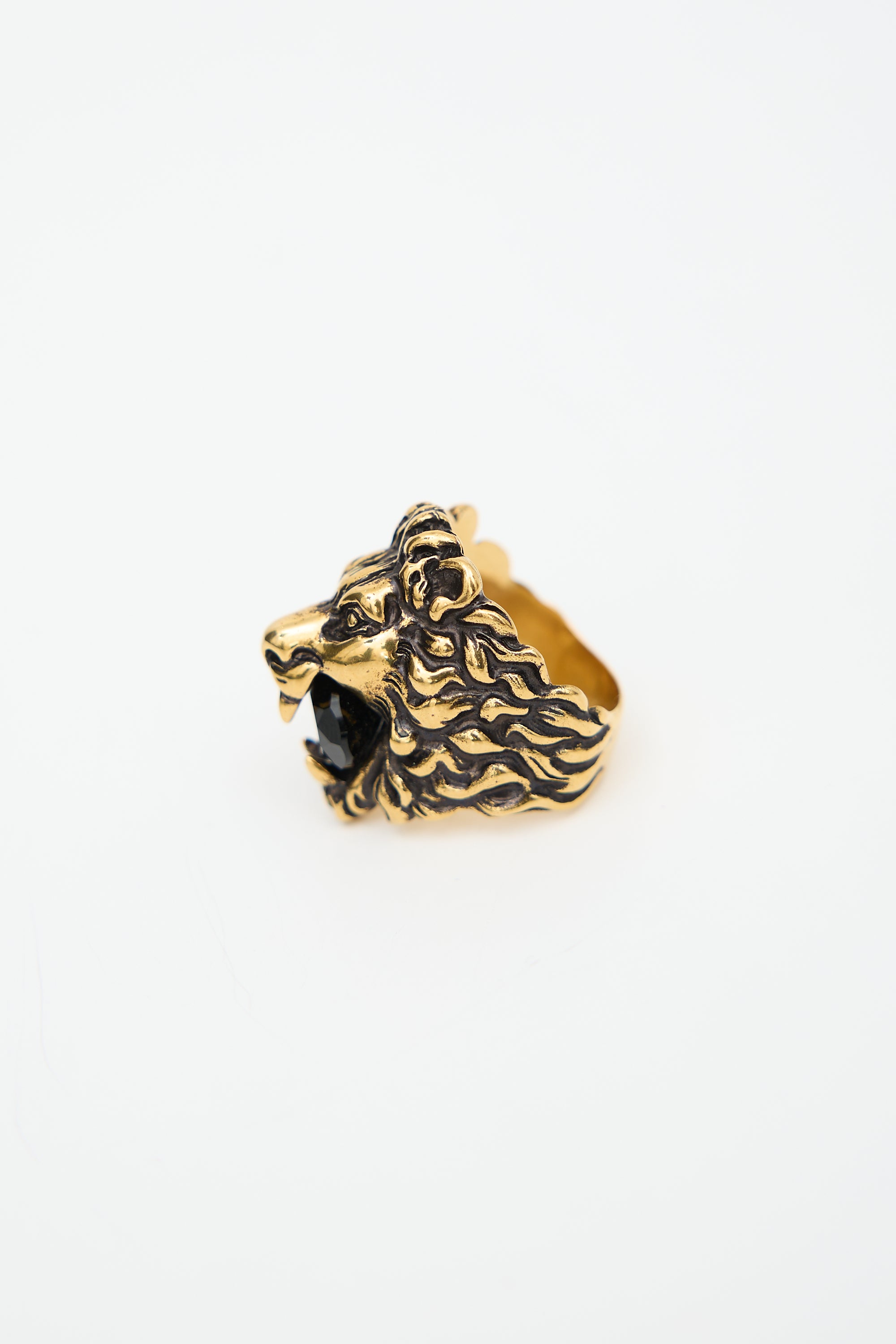 Gucci Crystal Head Ring