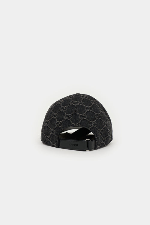 Gucci Denim GG Monogram Jacquard Cap